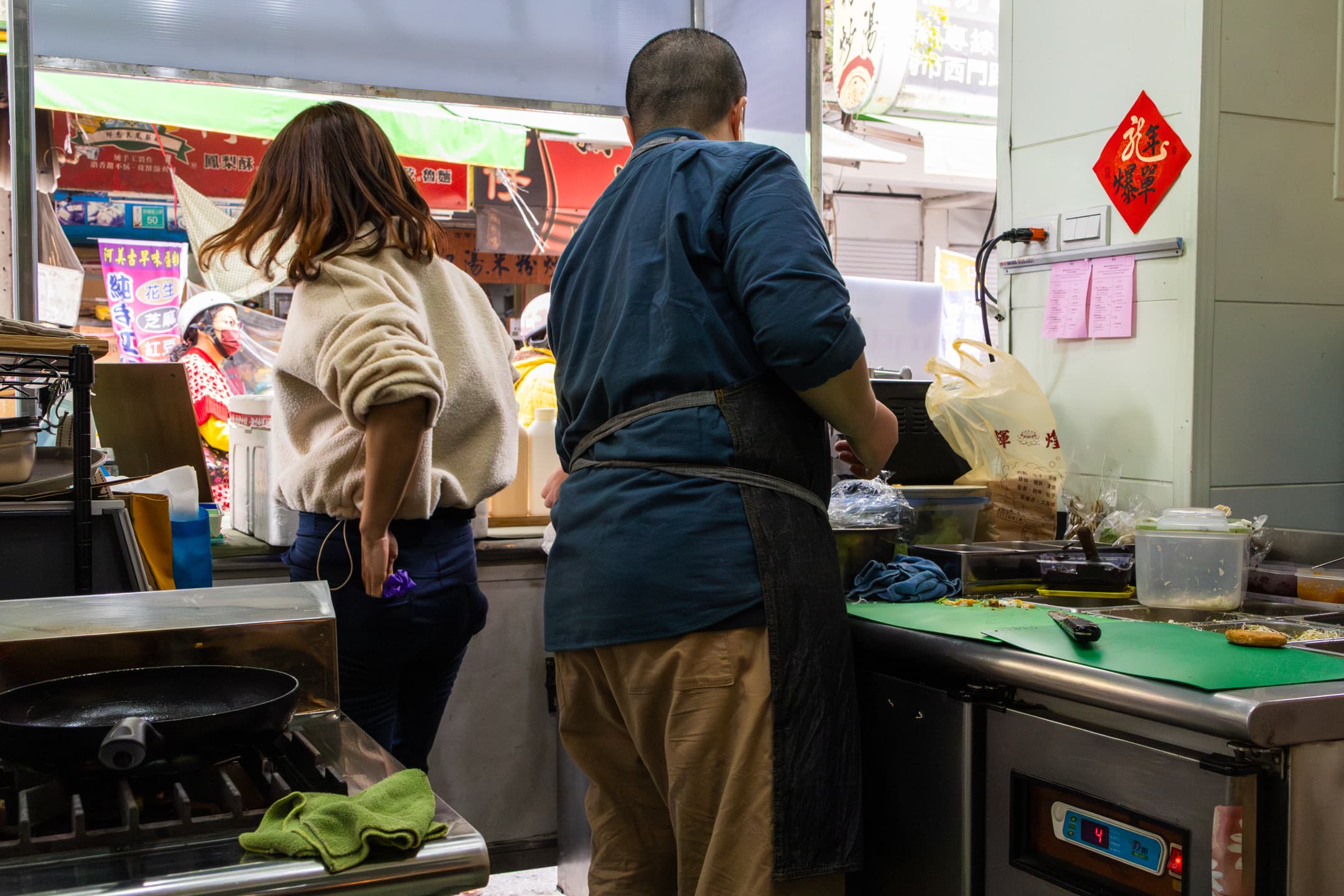 種素的料理製作場景